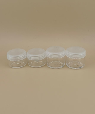 Gecertificeerde Mini Witte Plastic Crème Pot met Schroefdeksel voor Lotion