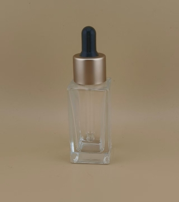 Face Essence Druppelflesje met Gouden Schroefdop Klein en Transparant