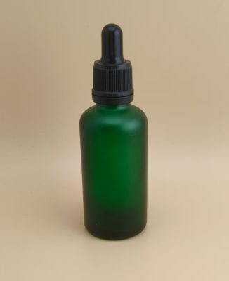 Delicaat ontwerp Duidelijke donkere groene dropperfles voor essence