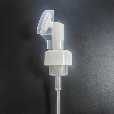 Schuimpomp Plastic Gezichts Mousse Schuimpomp Dispenser Met Borstel K513 Schuimpomp