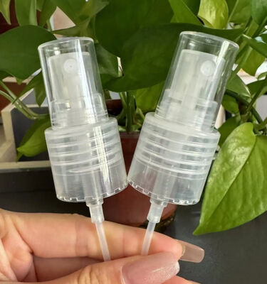 Plastic 18/20/24/28mm misting sprayer top lange DIP buis 410 nekgrootte voor vloeibare cosmetische flessen voor chemisch industrieel gebruik