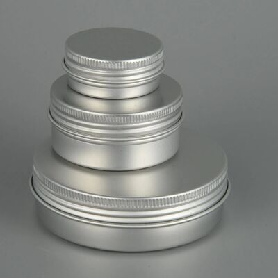 5 ml 15 ml 30 ml 50 ml 100 ml 150 ml 200 ml Aluminiumvat Goud Aluminium tin pot voor cosmetische crème Verpakking Metalen Aluminium pot