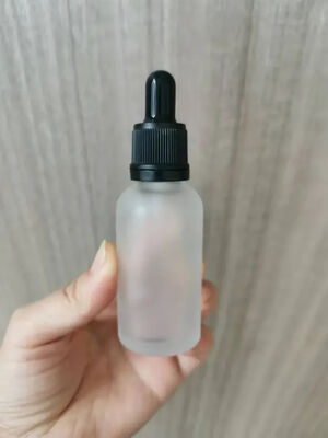 Glasdropper met bevroren glazen flessen Tamperproof sluiting voor serum essentiële olie