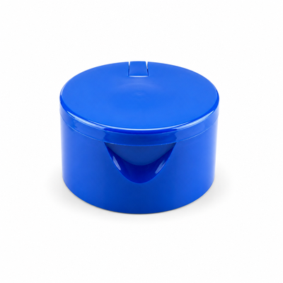 Blauwe kleur glad 24/410 Plastic Lid Flip Top Cap voor cosmetische fles
