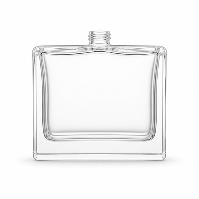 Luxe aangepaste rechthoekige 60 ml 100 ml lege parfum glasflessen